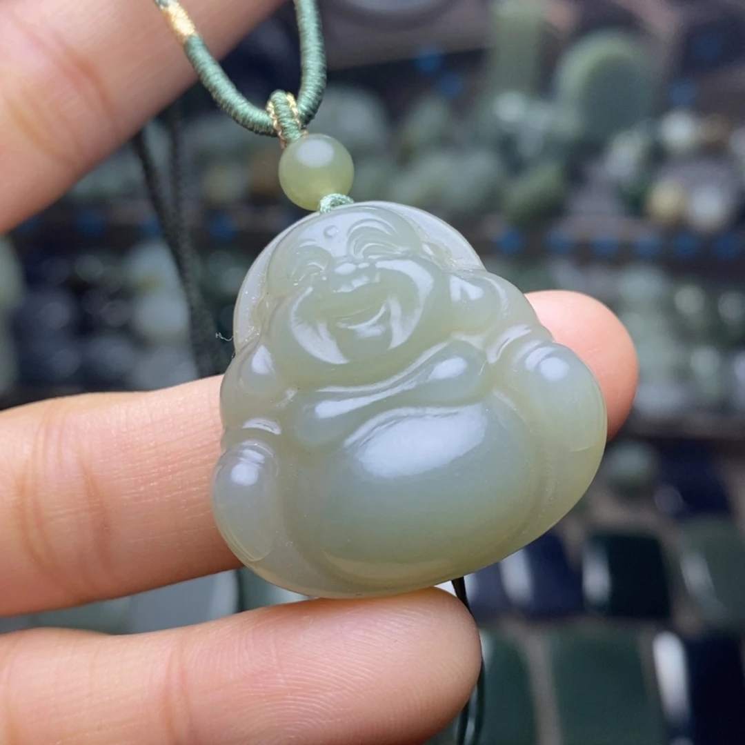 和田玉颈饰未镶嵌和**财