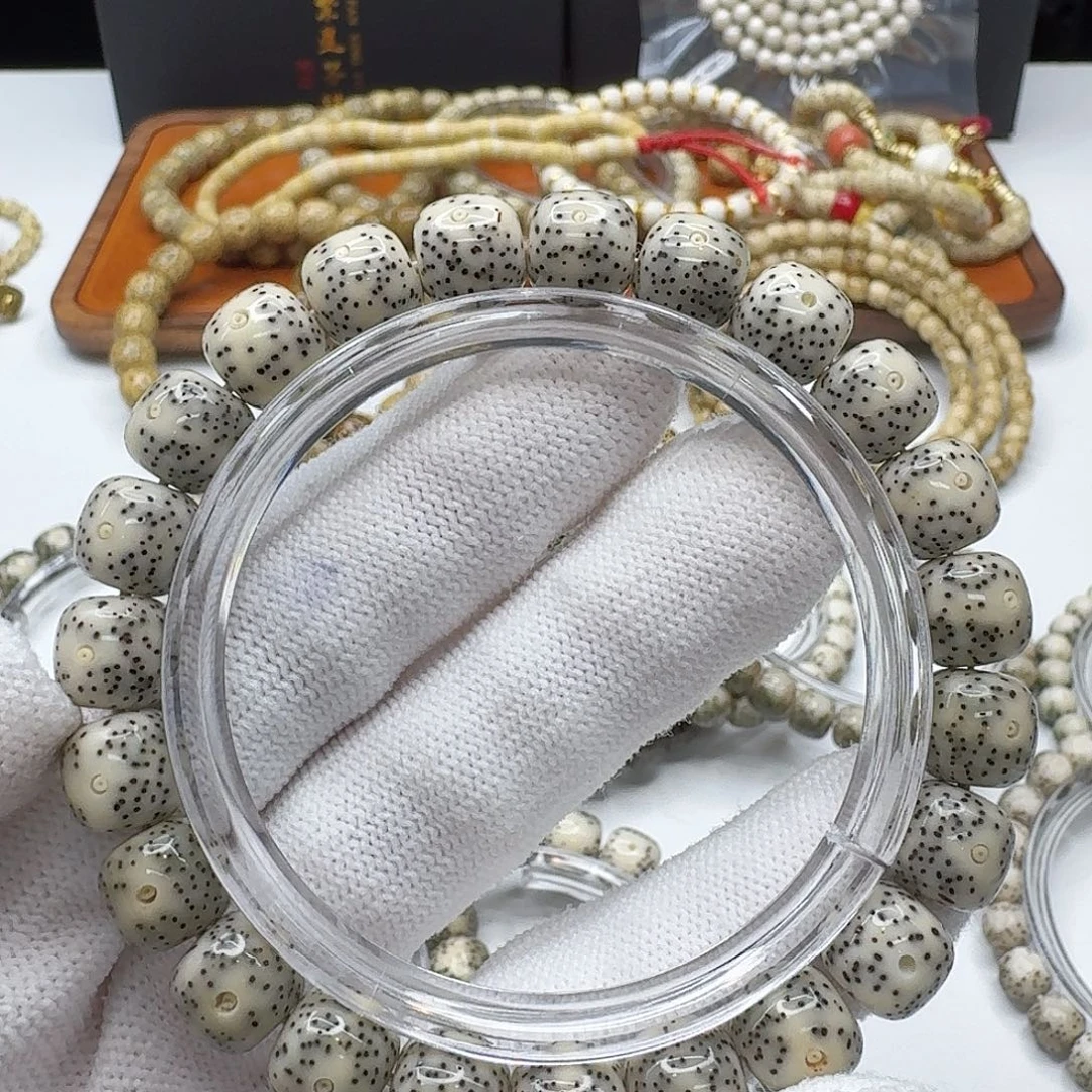 吊坠星月菩提118梵天青瓷月留白针尖稀星10左右单