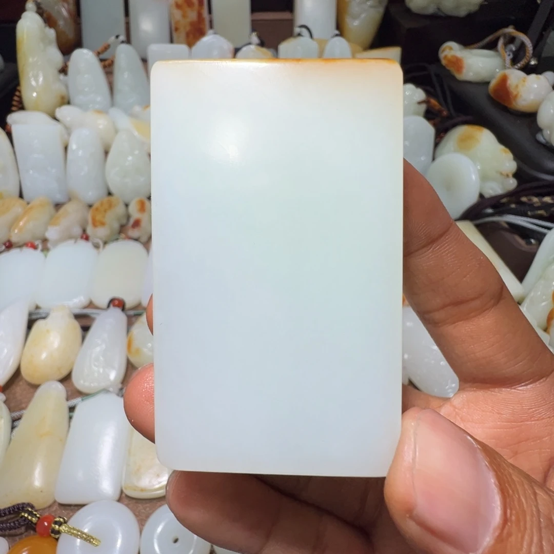 和田玉吊坠(不含链)未镶嵌修*