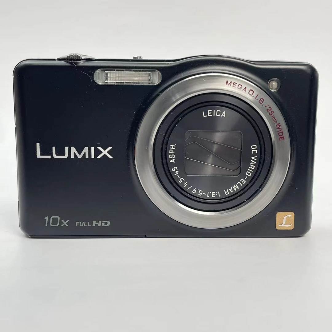 95新 Panasonic/松下 sz7黑色1410万像素10倍变焦复古ccd数码相机