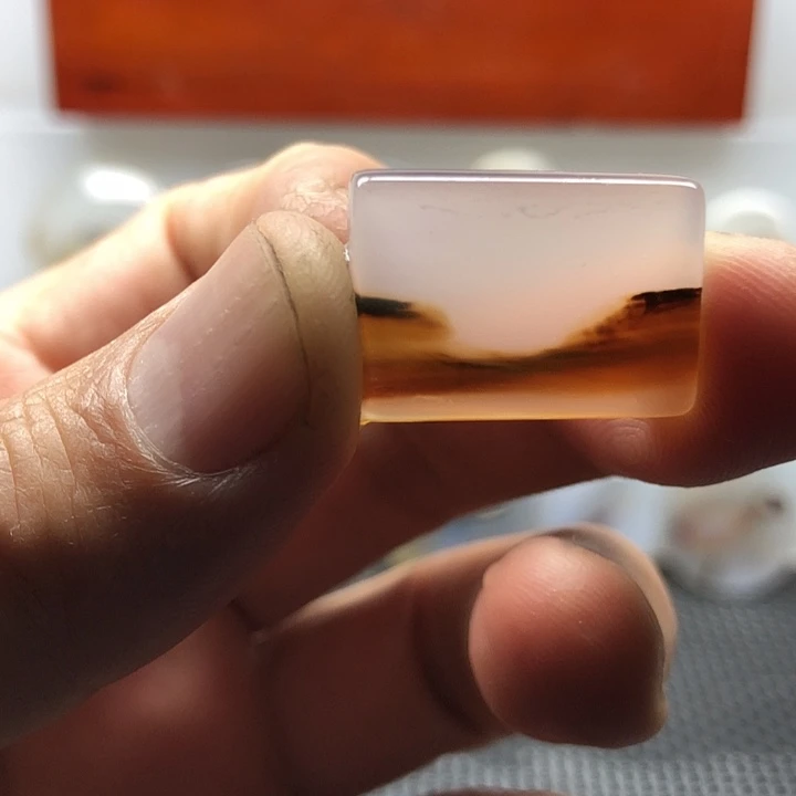 玛瑙/玉髓未镶嵌海洋玉髓象形花片