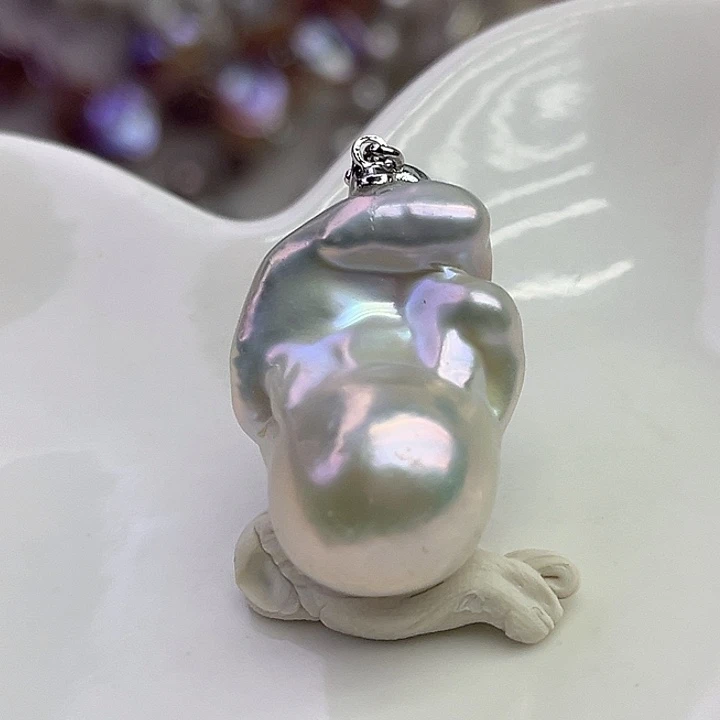 淡水珍珠吊坠(不含链)未镶嵌