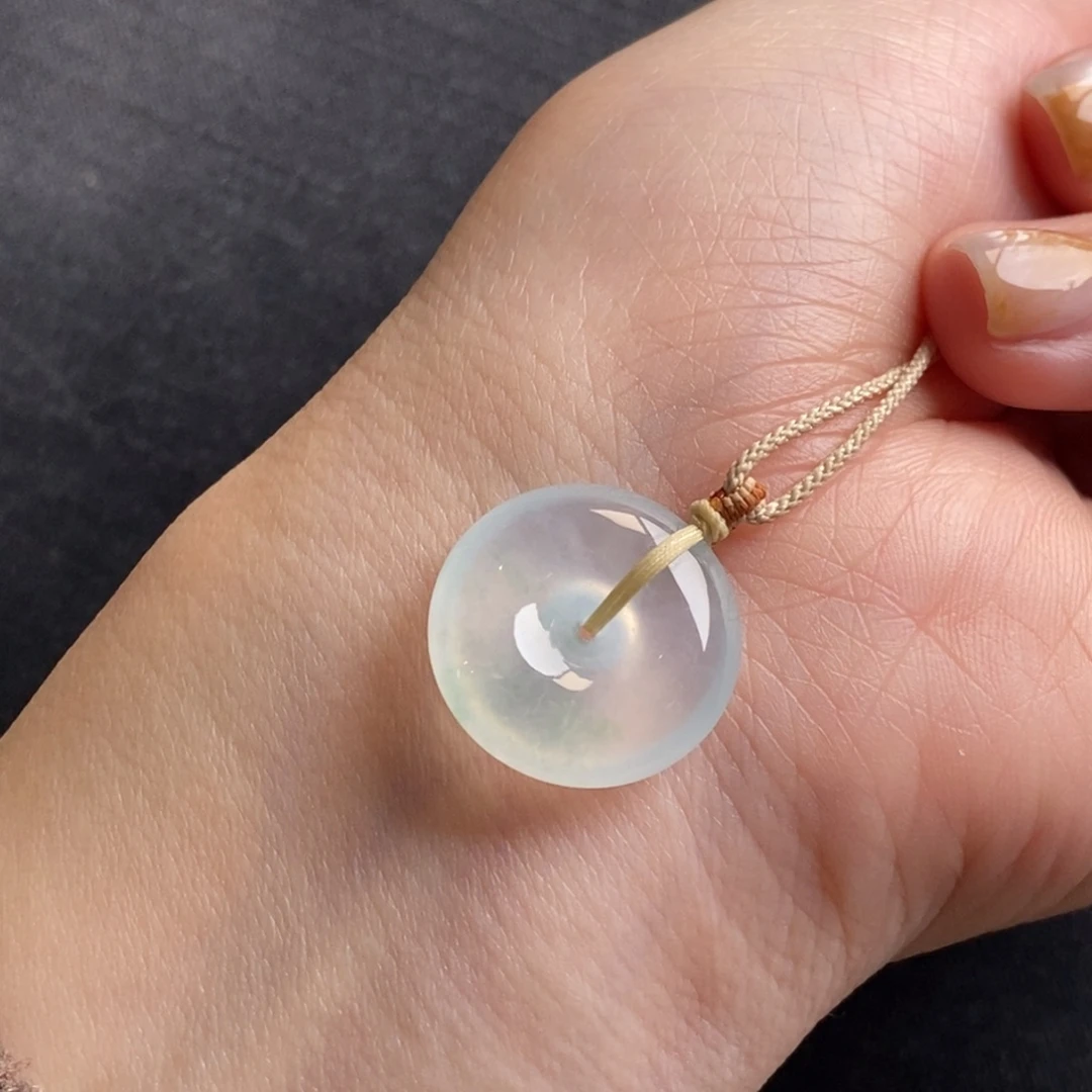 翡翠未镶嵌颈饰18.6-5.9