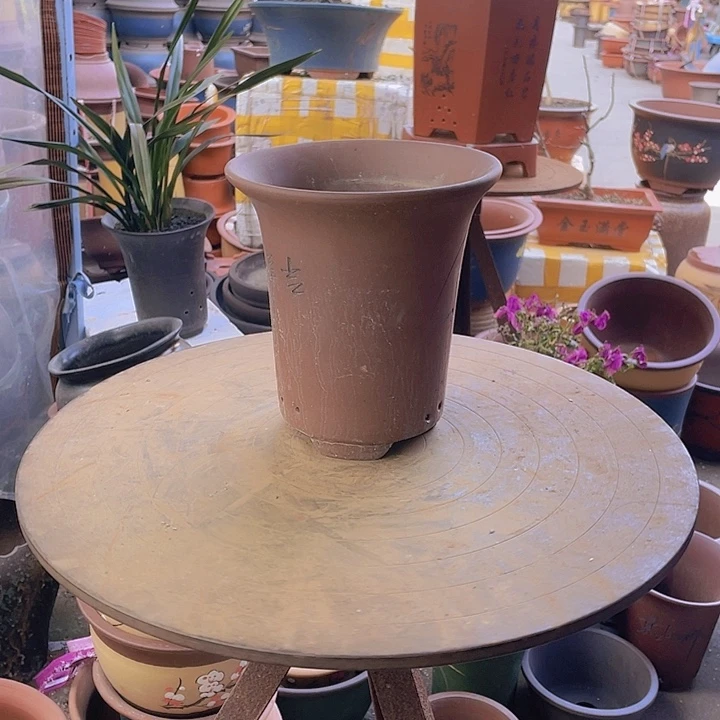 紫砂宜兴紫砂68花盆