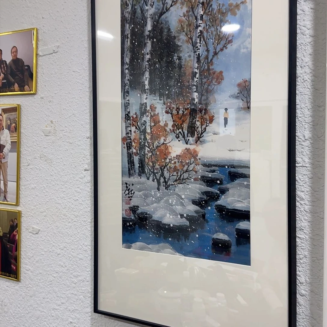 国画艺术家的作品