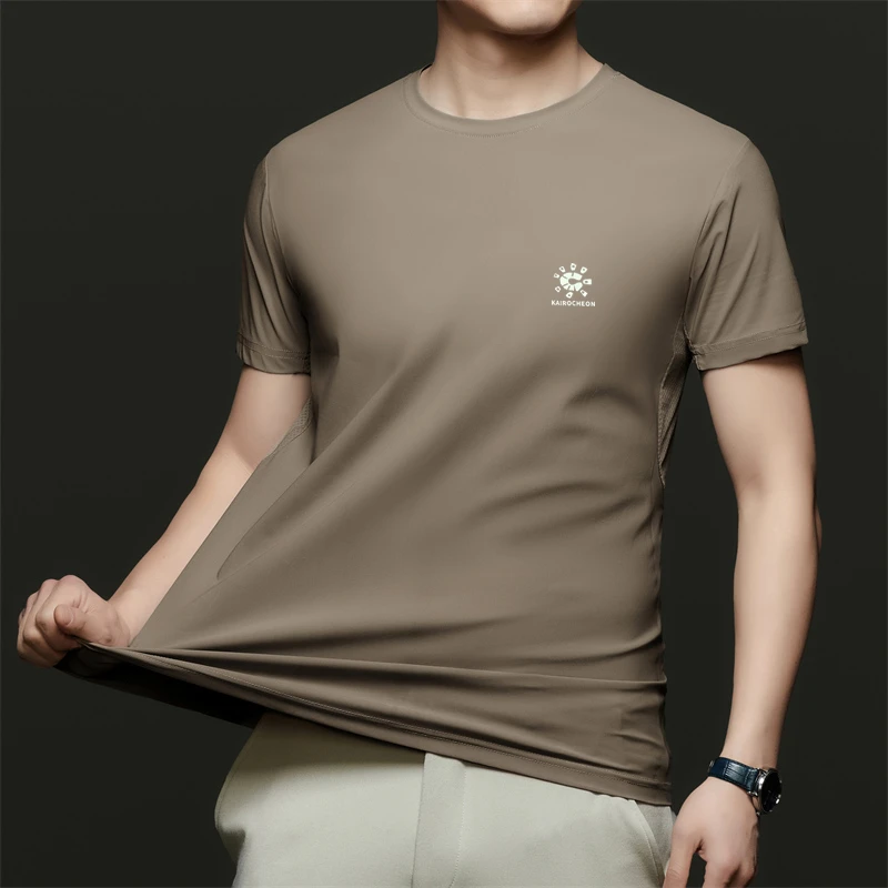 奥特莱斯撤柜 专柜正品夏季新款凯乐短袖圆领轻奢运动T恤衫透气潮