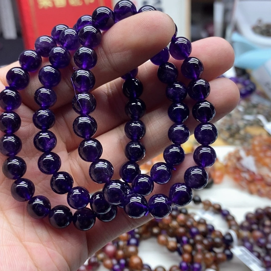 水晶手链未镶嵌多样性发货发一条