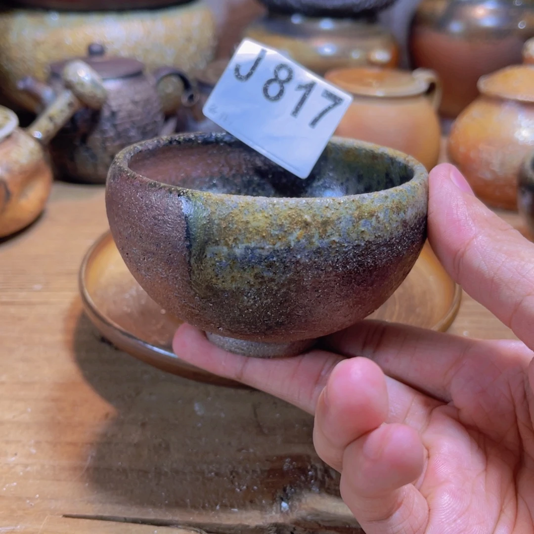 纯手工制作工艺（柴烧）裸烧纯手工制作柴烧817