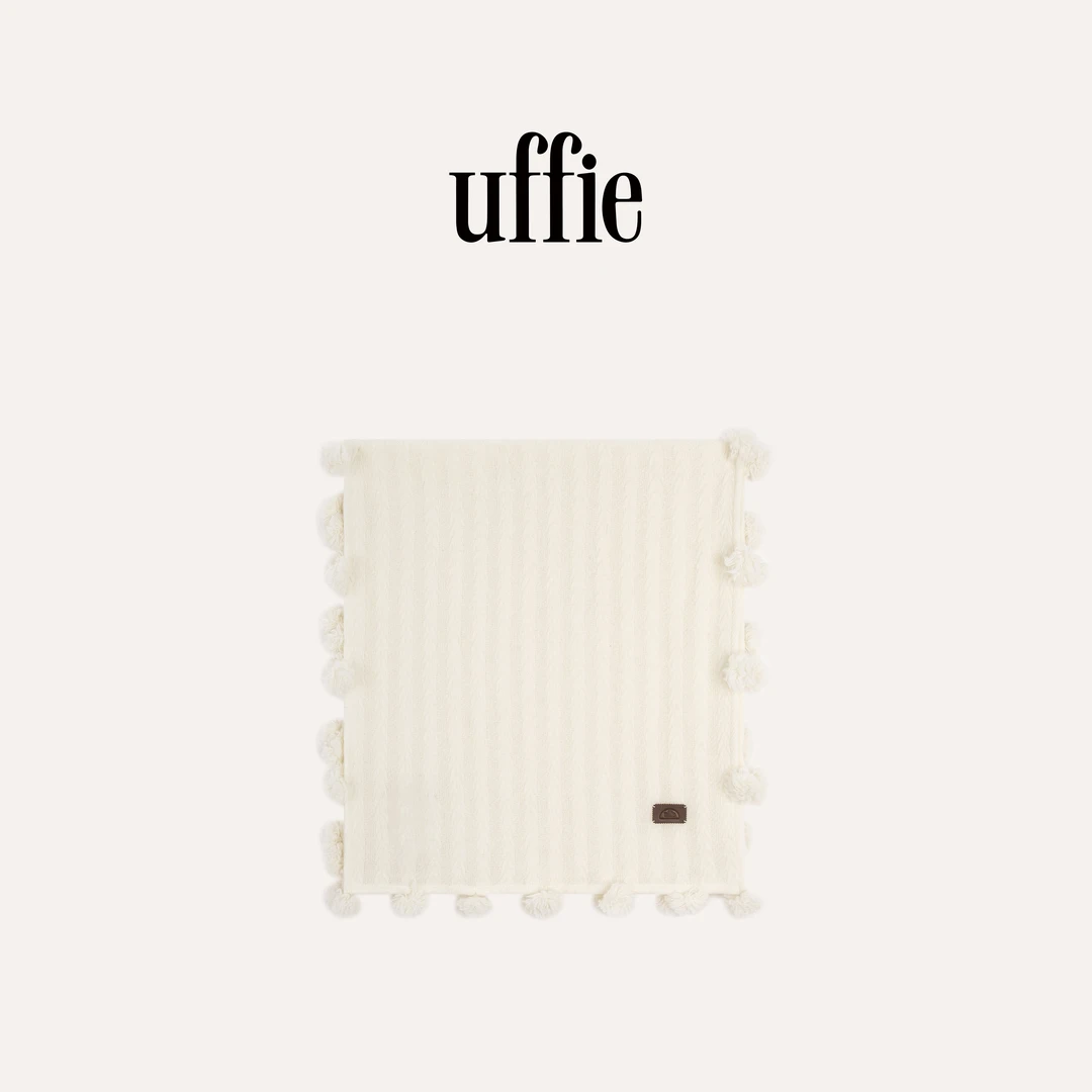 UFFIE于绘 麦穗 山羊绒球球围巾