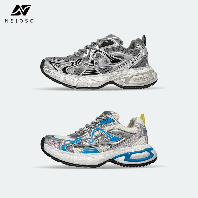 NSIOSC春夏爆款 时尚百搭复古休闲 透气运动老爹鞋 情侣同款鞋子