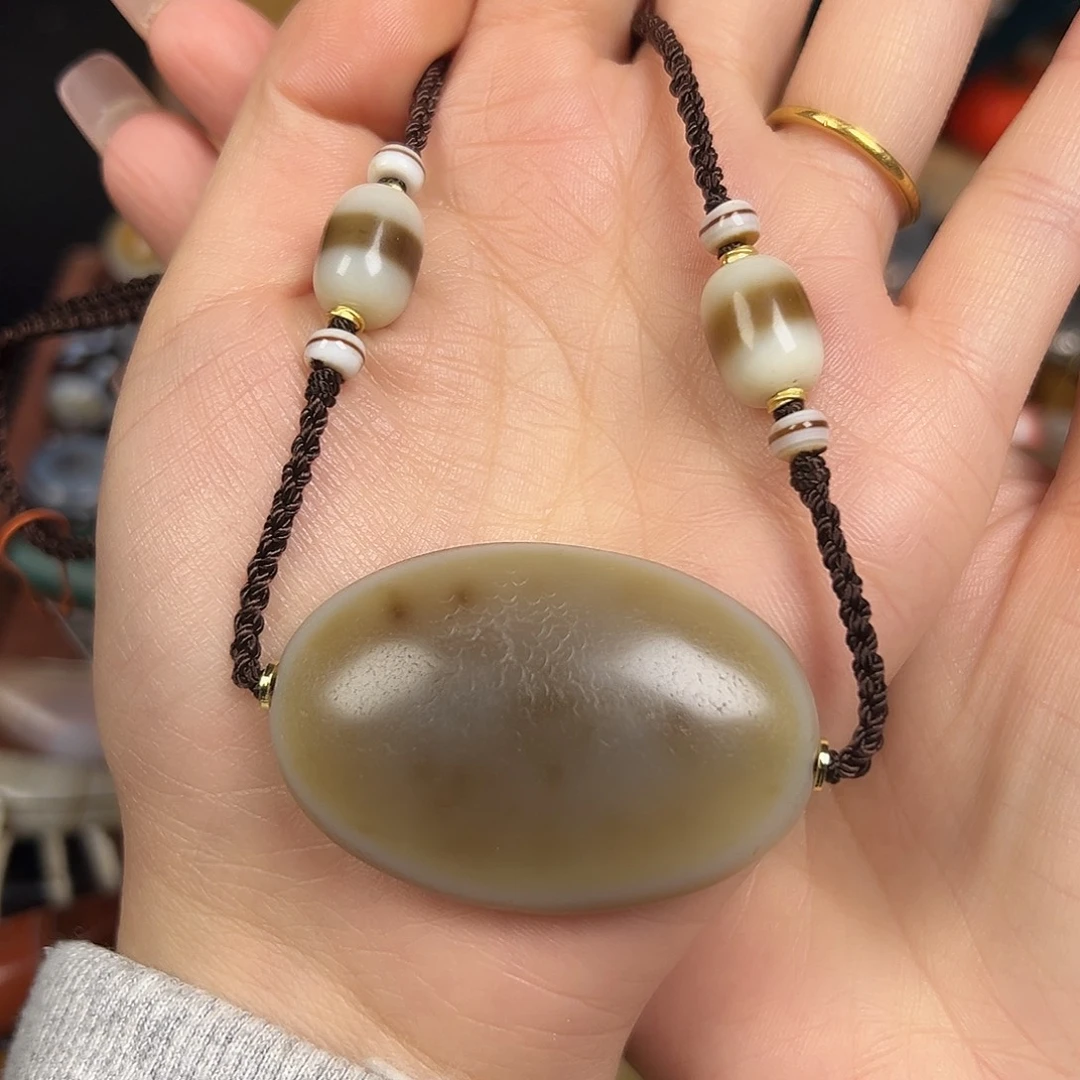 玛瑙/玉髓合金手链板珠