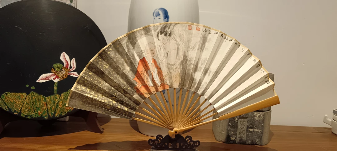 纯手工精心绘制苏工成扇