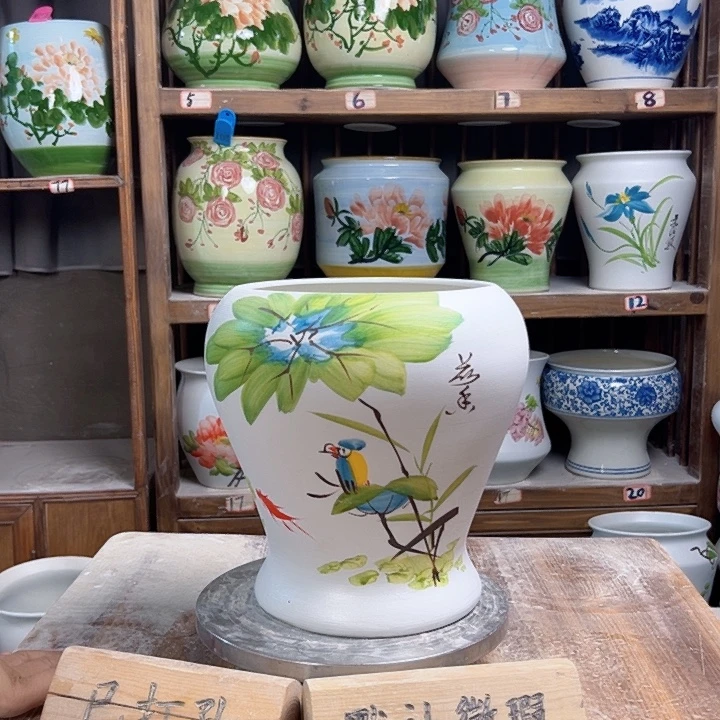 陶瓷鱼尾鸟新款新款太小陶瓷