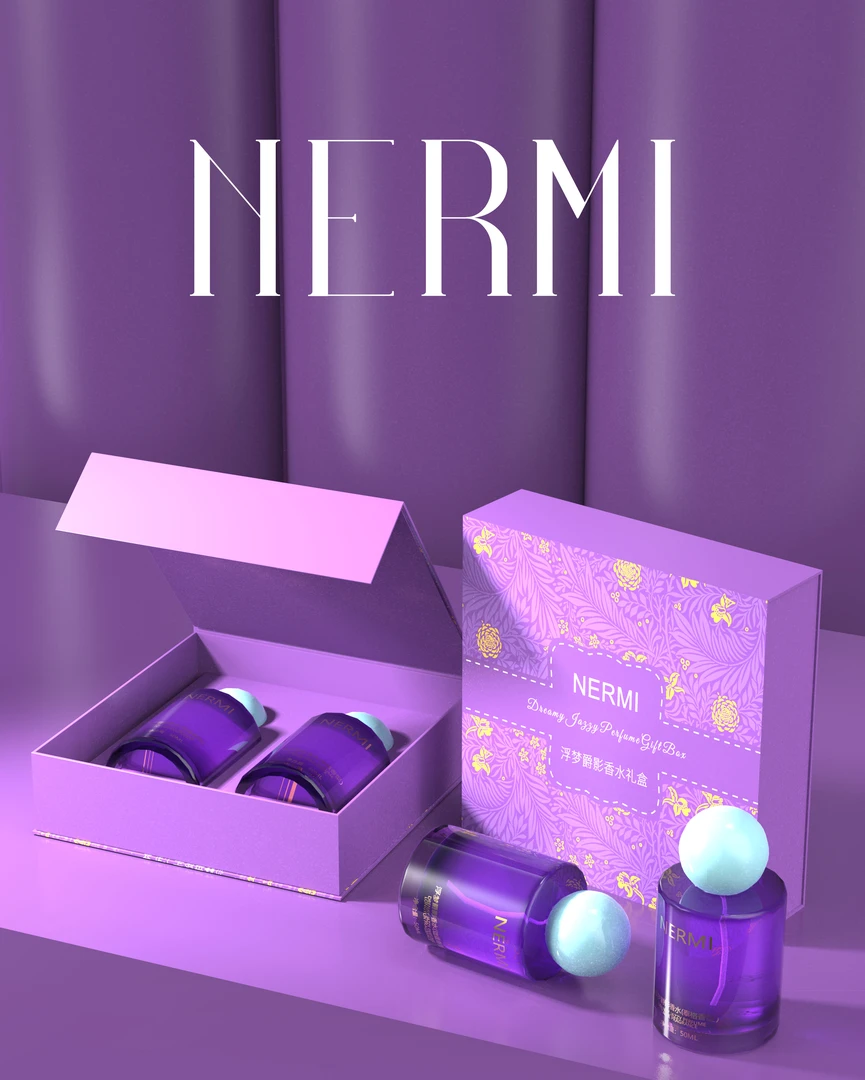 NERMI浮梦爵影香水套盒 紫色 (包装拆开无法退换)