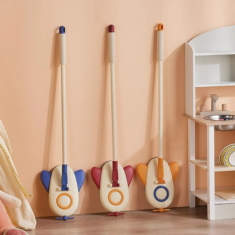 儿童拖把家用小孩宝宝专用幼儿园小朋友拖布套装拖地工具迷你地拖