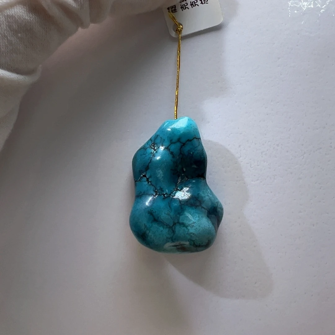 绿松石未镶嵌挂件