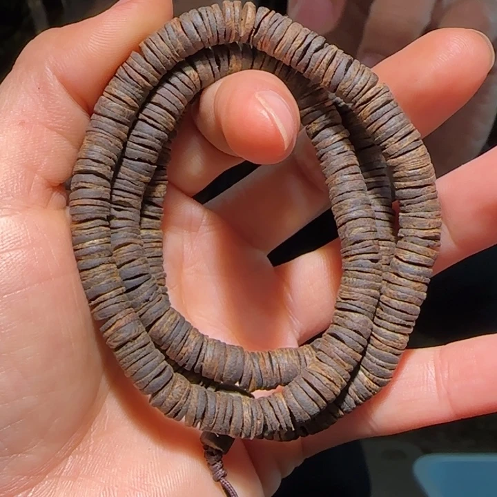 沉香手串药片珠沉水07链子20.2克