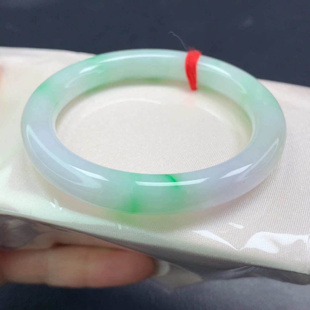 翡翠手镯未镶嵌（7号）圆条