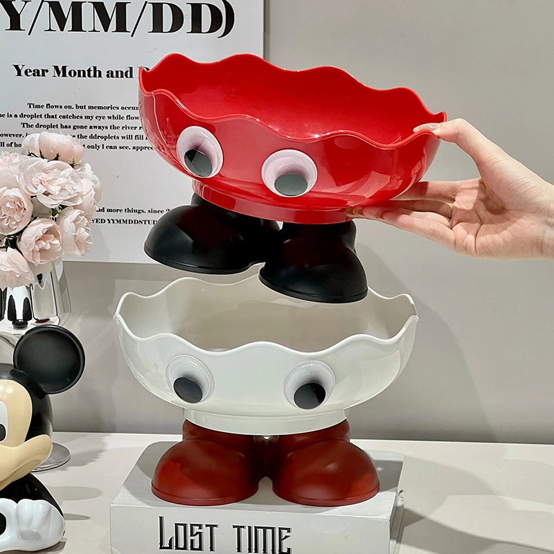 水果盘客厅玄关桌面果篮家用果盘糖果盘干果盘零食盘过年高脚果盘