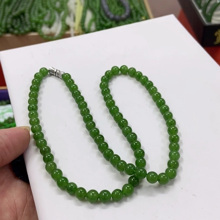 【闪购商品】和田玉（碧玉）未镶嵌颈饰11