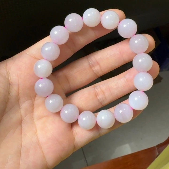 和田玉未镶嵌颈饰藕粉12