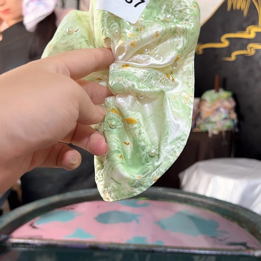 787精品圆饼发圈手作