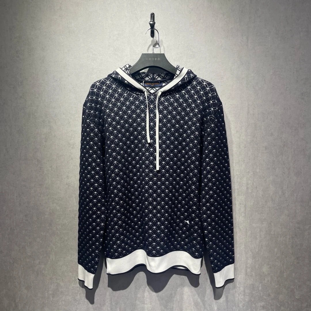 未使用 LouisVuitton/路易威登 满印针织卫衣/L码/Dy200410