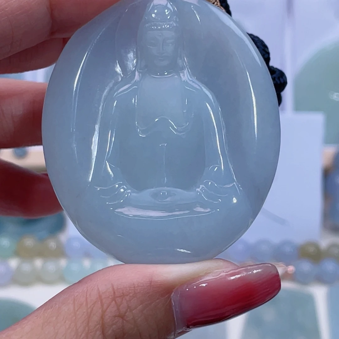 翡翠颈饰未镶嵌鵬*爷缅甸A货翡翠未镶嵌