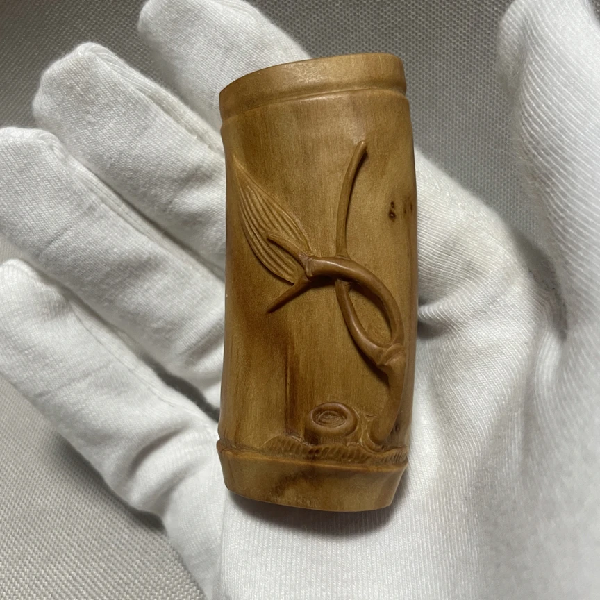 竹节节节高升手把件保真印度迈索尔老山檀香风化老料