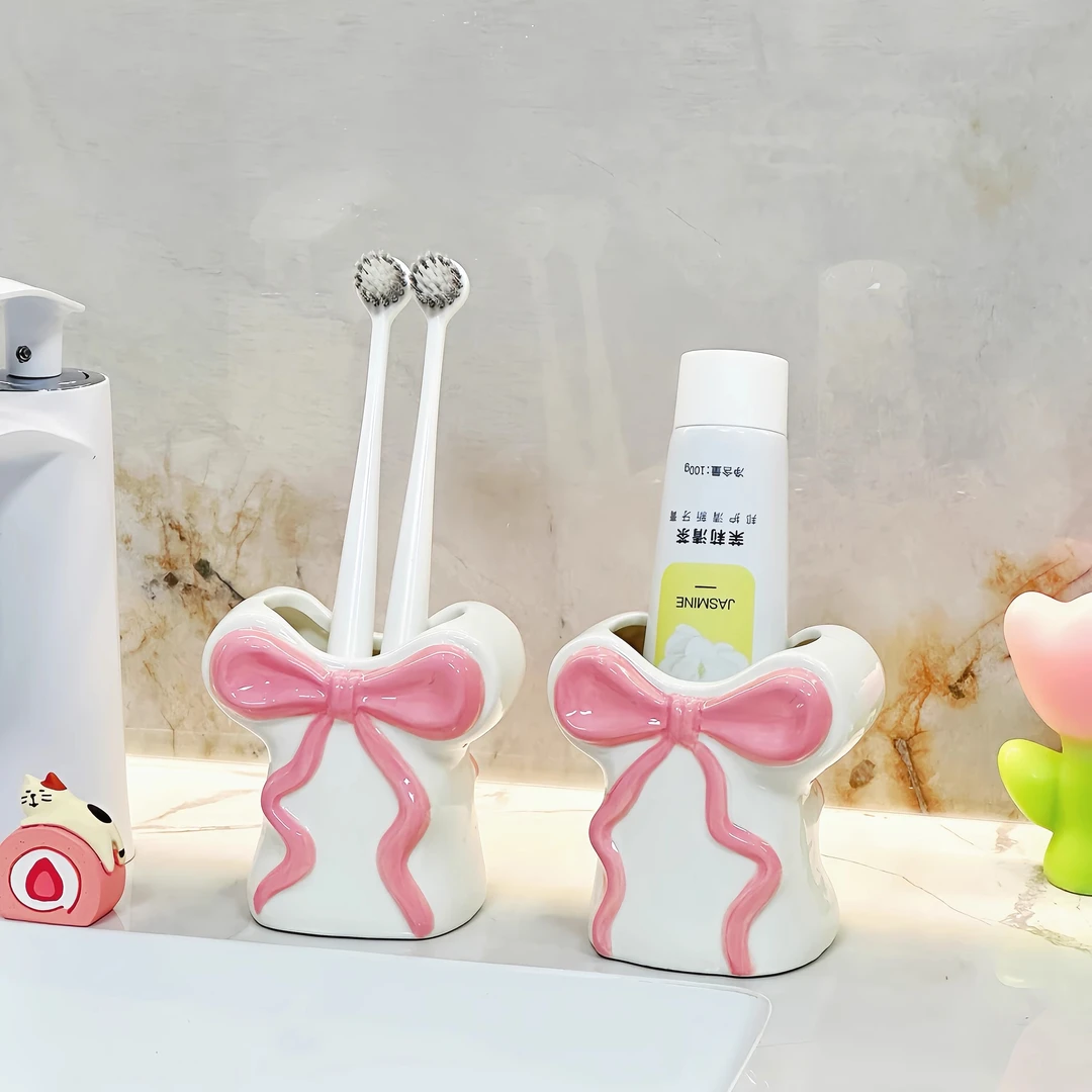 ININHOME结牙刷架置物架高颜值牙具牙膏化妆笔刷收纳筒YF