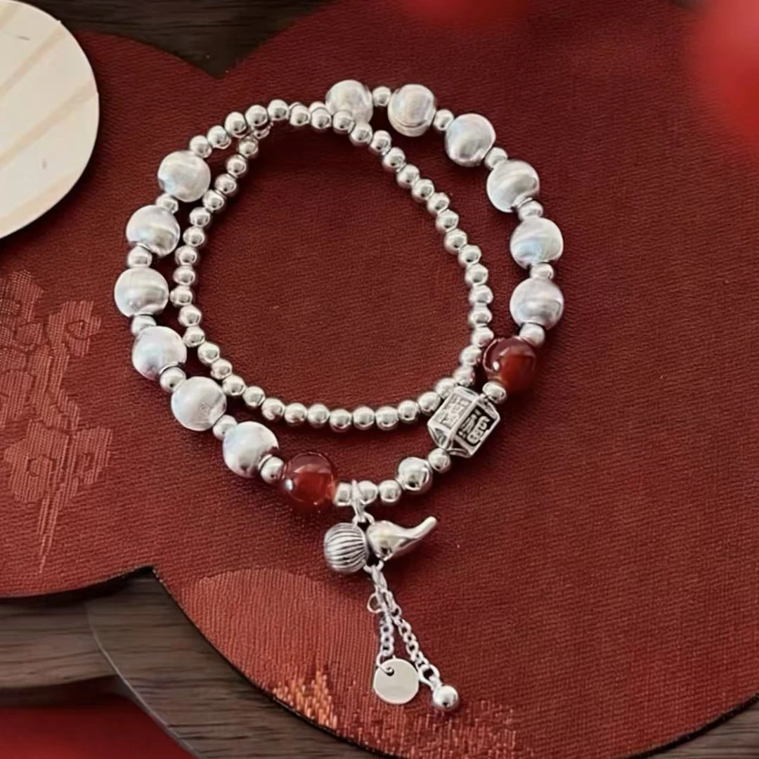 红韵纳福单圈精品手串【无礼盒】—-4409