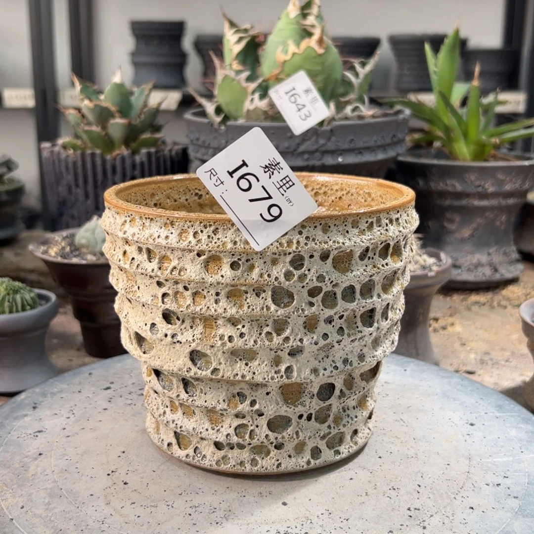 景德镇手工素里内口13.5高12.3