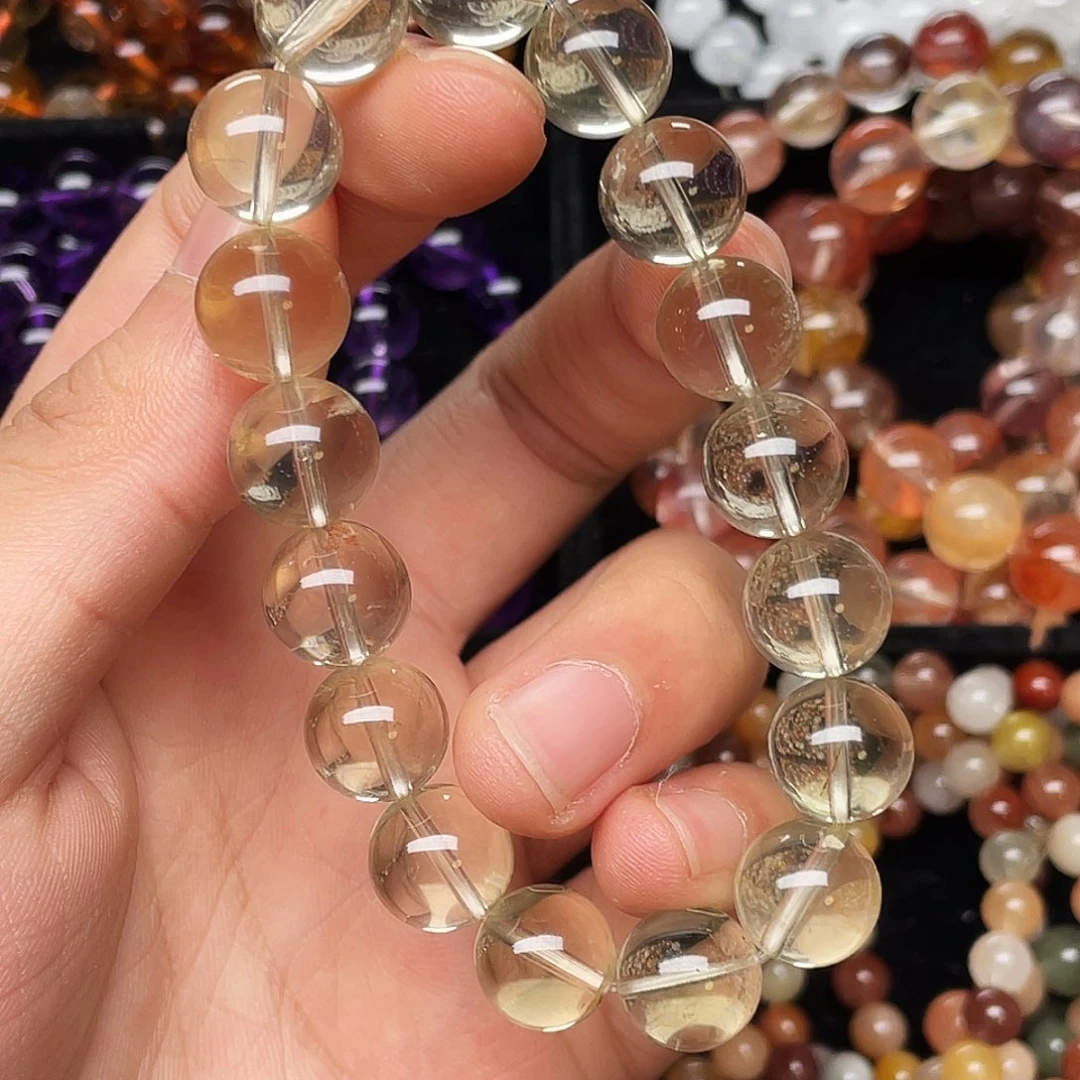 未镶嵌水晶手链利姆利亚黄水晶12