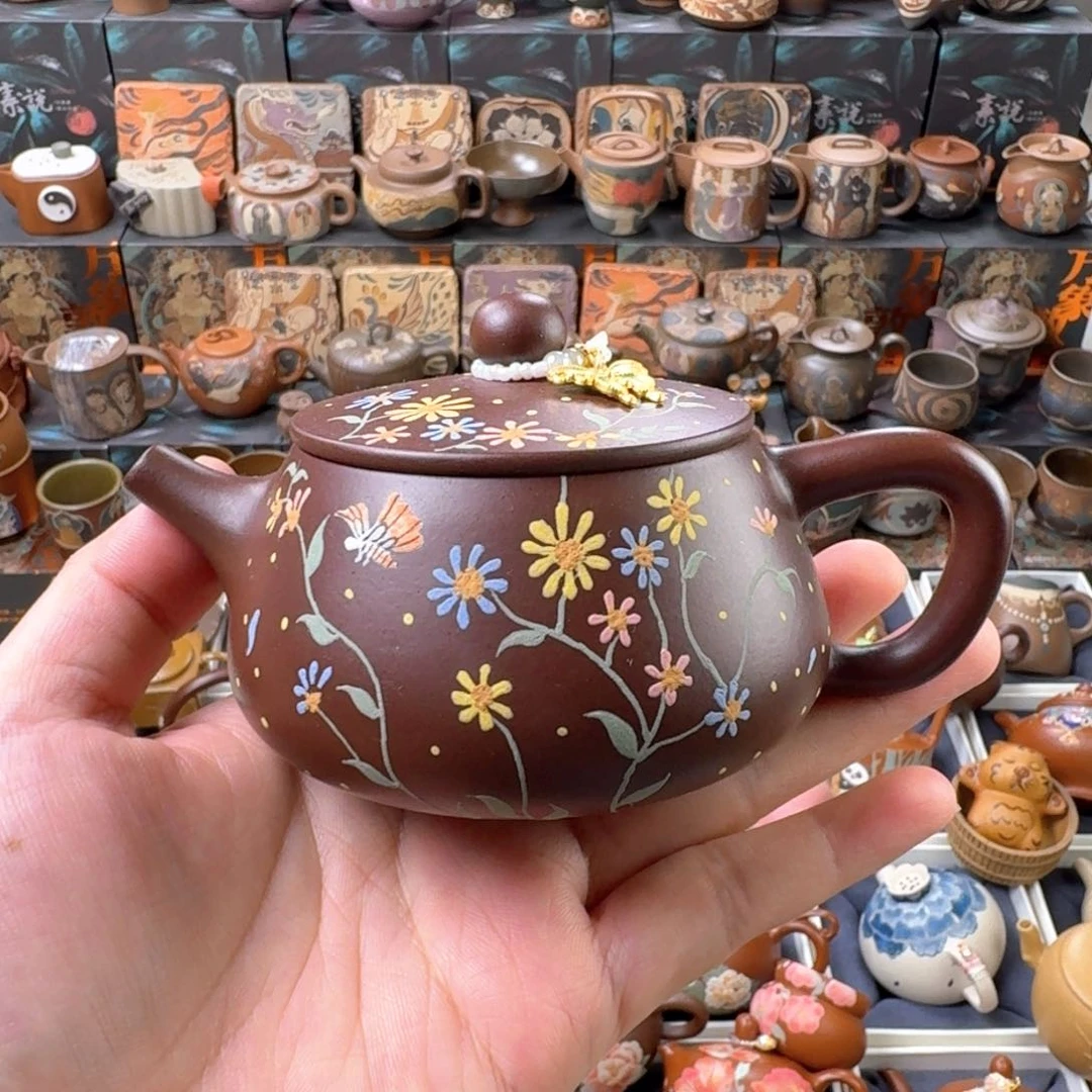 茶壶紫砂200cc原矿精工半手