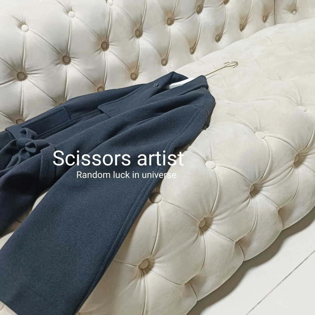 【Scissors artist】高端设计师走秀女装大衣4536