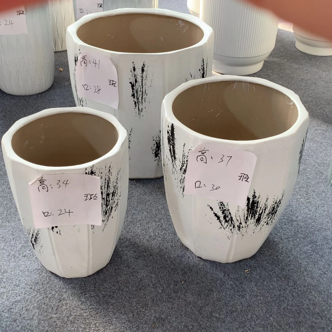 高温陶瓷花盆微瑕