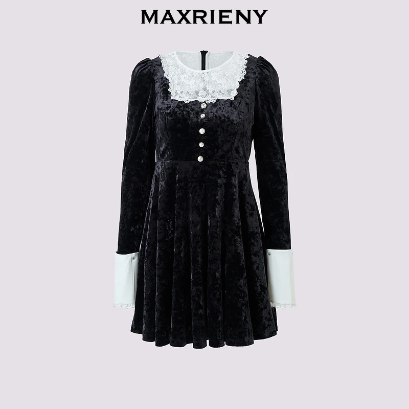 【高高甄选】MAXRIENY商场同款冬连衣裙
