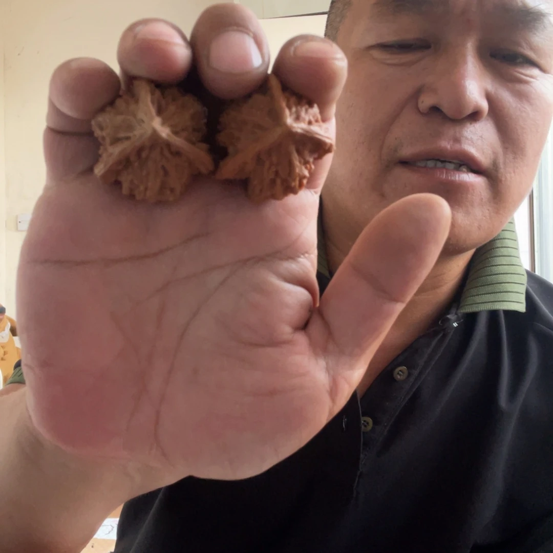 合***棚文玩核桃吊坠三棱34