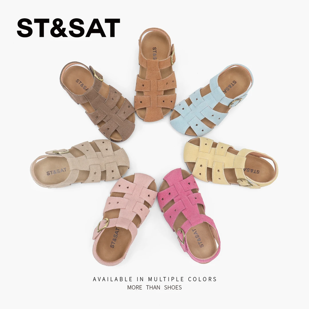 星期六童鞋2025夏季新款沙滩凉鞋儿童凉鞋勃肯凉鞋涉水凉鞋勃肯鞋