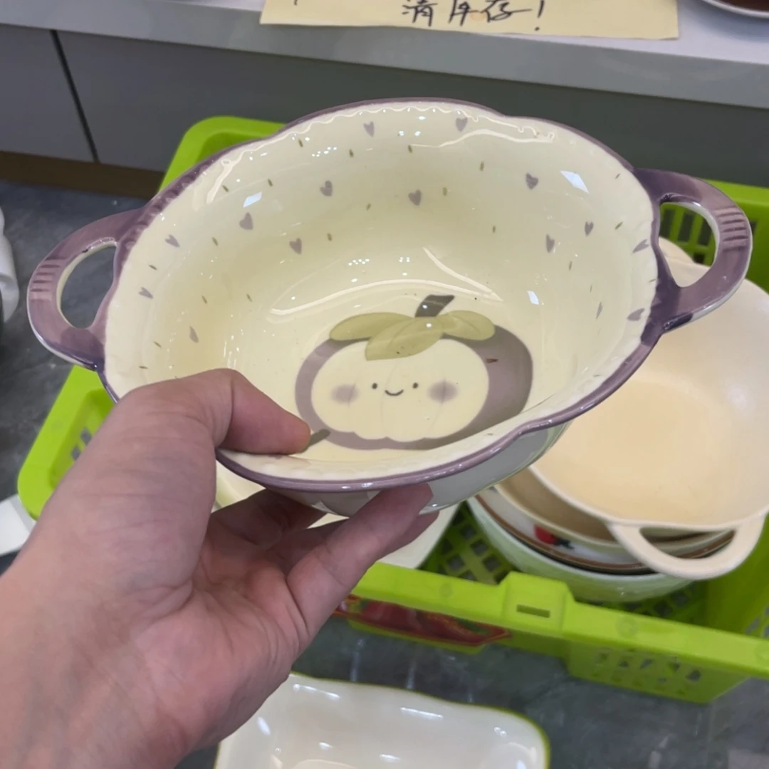 陶瓷微瑕餐具介意勿拍，满18飞！