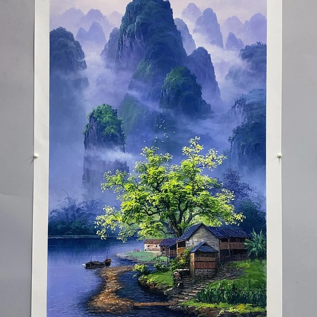 用***穹国画龙玉凤大六尺180*97精品佳作