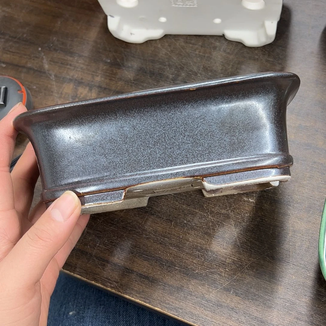 紫砂花盆665号瑕疵18/14/5.5cm