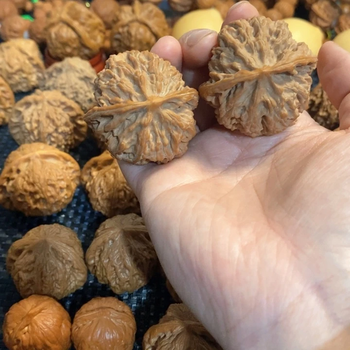 核桃把件王*H苹果园狮子头苹果园