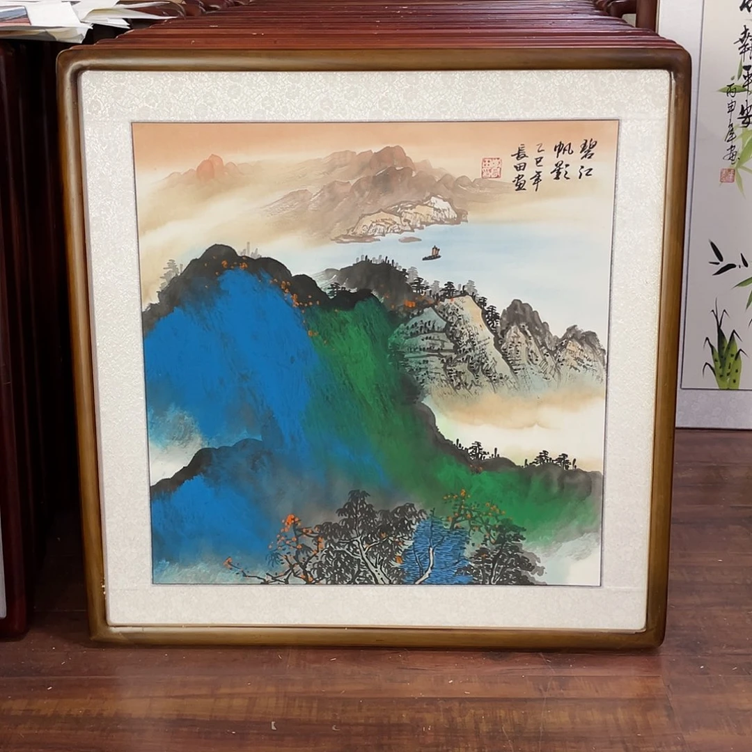 国画带框尺寸63*63厘米