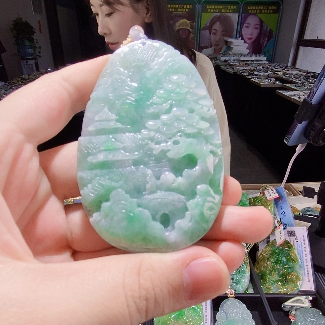 颈饰未镶嵌翡翠翡翠