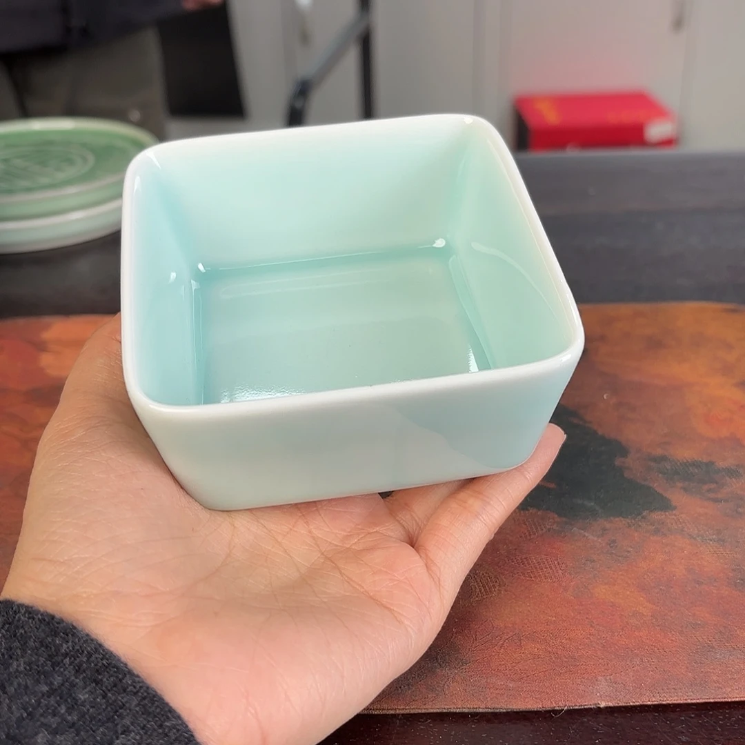 龙泉云间青瓷小米茶器