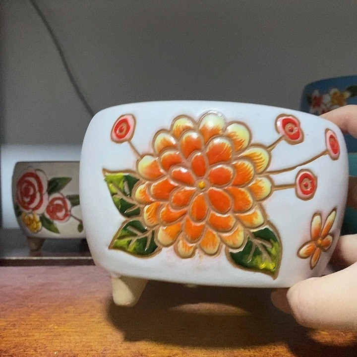 外13内11.5高10左右，纯手工制作，一单包邮