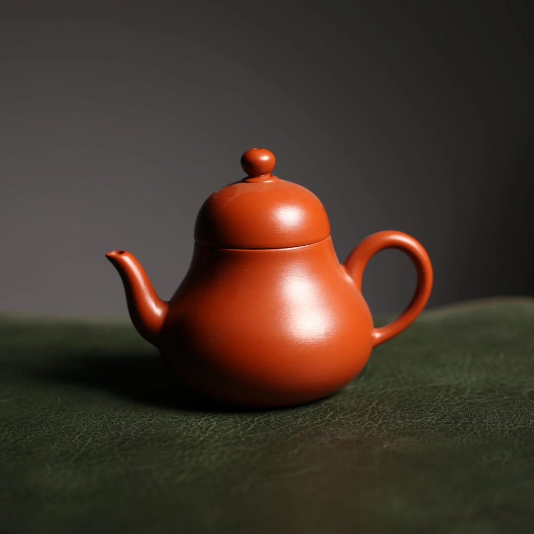 思婷壶三弯高梨壶潮州朱泥壶家用工夫茶具梨形小容量小容量