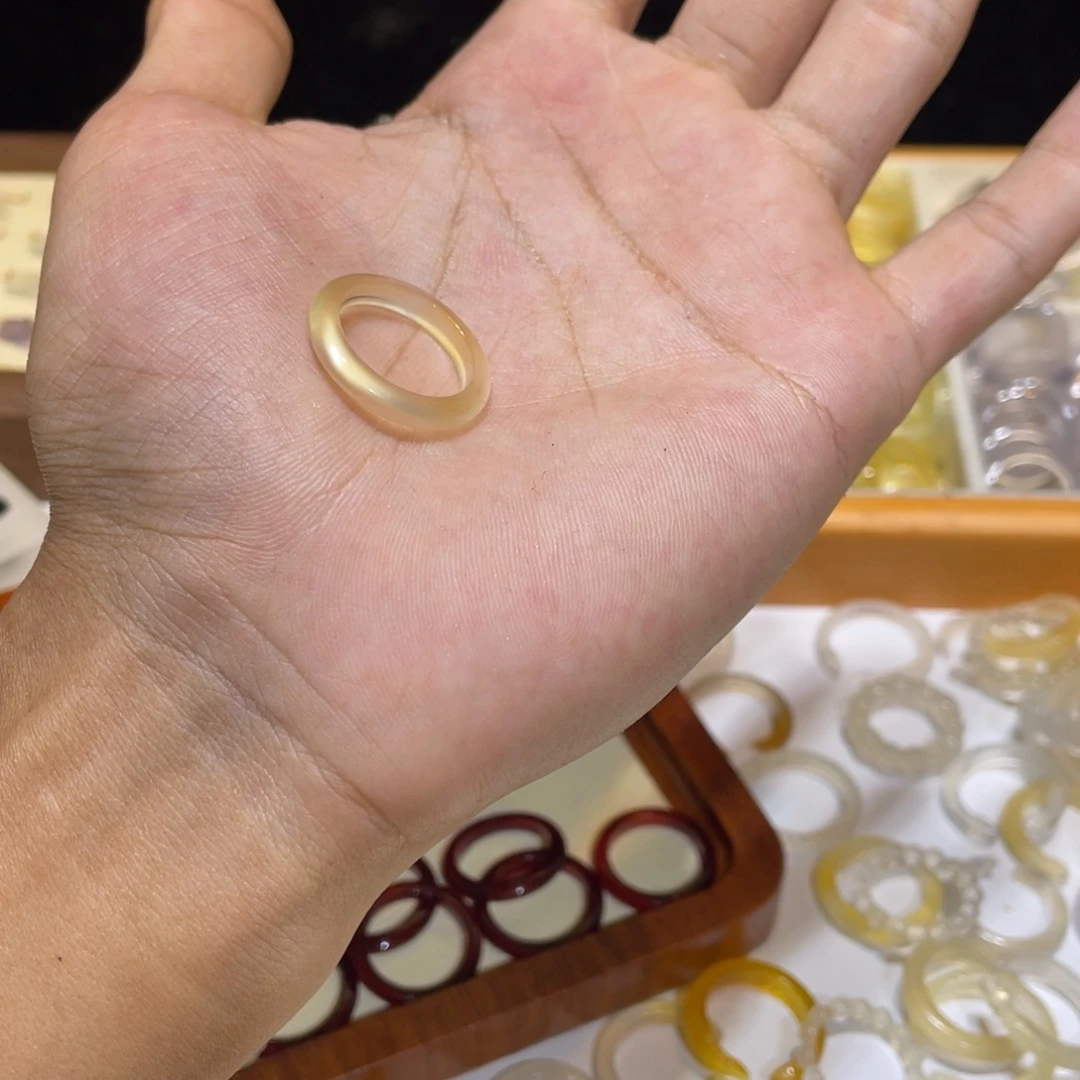 玛瑙/玉髓未镶嵌戒指81号港12