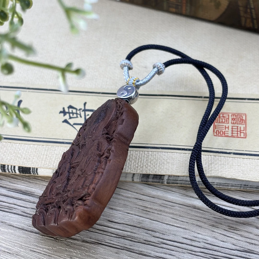 【灵柒】雷木三Q吊坠